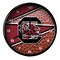 The Memory Company 11.5" Black and Brown NCAA South Carolina Gamecocks Wall Clock